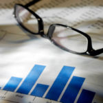 Financial data and eyeglasses